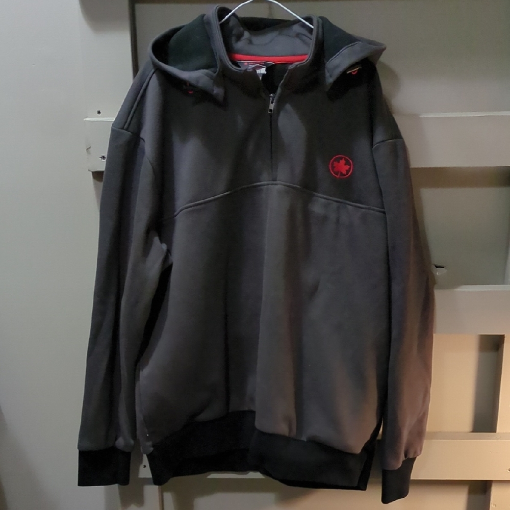 Air Canada Heavy Hoodie with Removable Hood